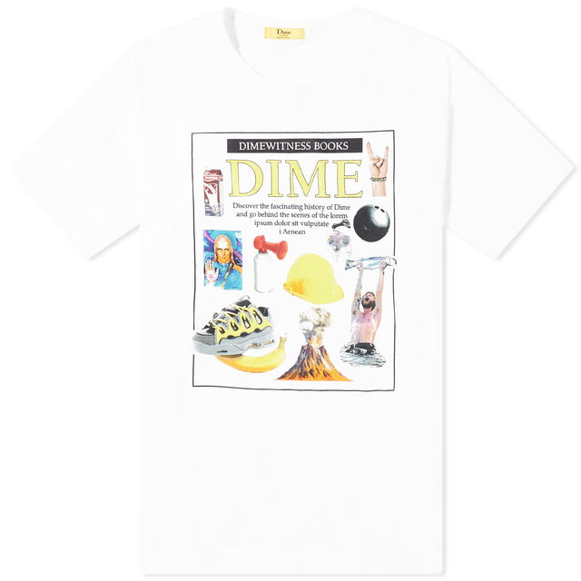 T-shirt Dime Grain Tee DIMESU25WHT | FLEXDOG