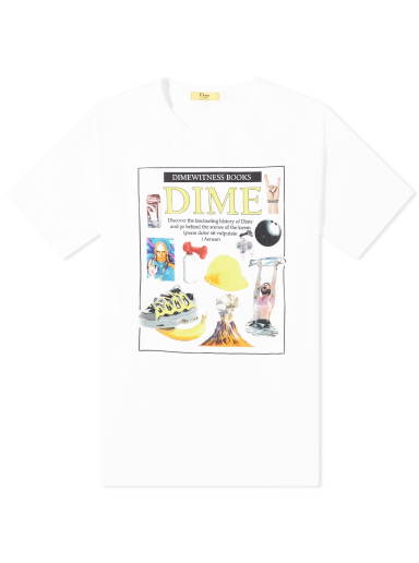 T-shirt Dime Grain Tee DIMESU25WHT | FLEXDOG