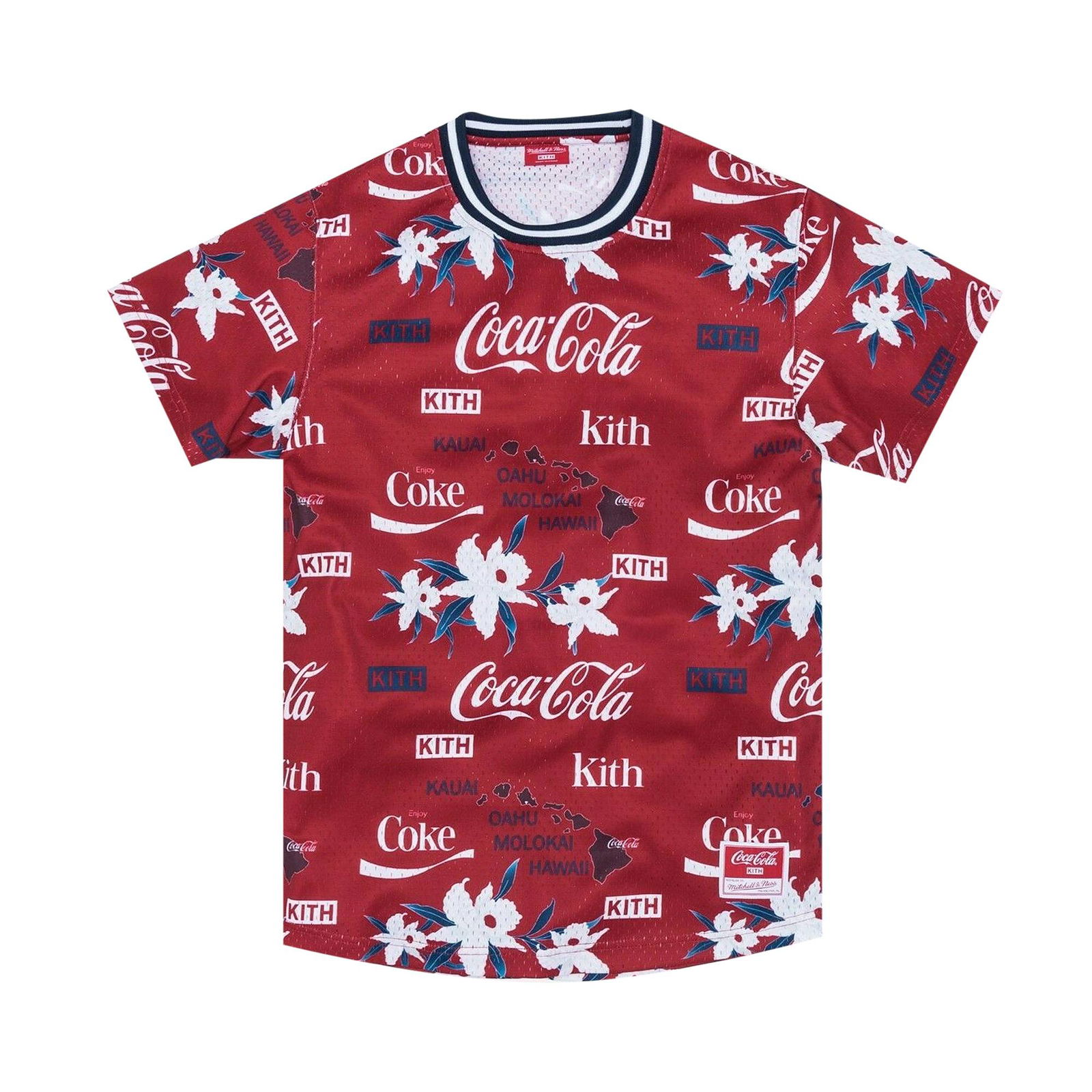 Jersey KITH x Coca-Cola x Mitchell & Ness BP Hawaii Jersey