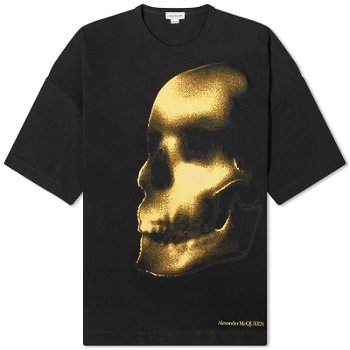 Alexander McQueen Shadow Skull Print T-Shirt 776341QTAAM-0510