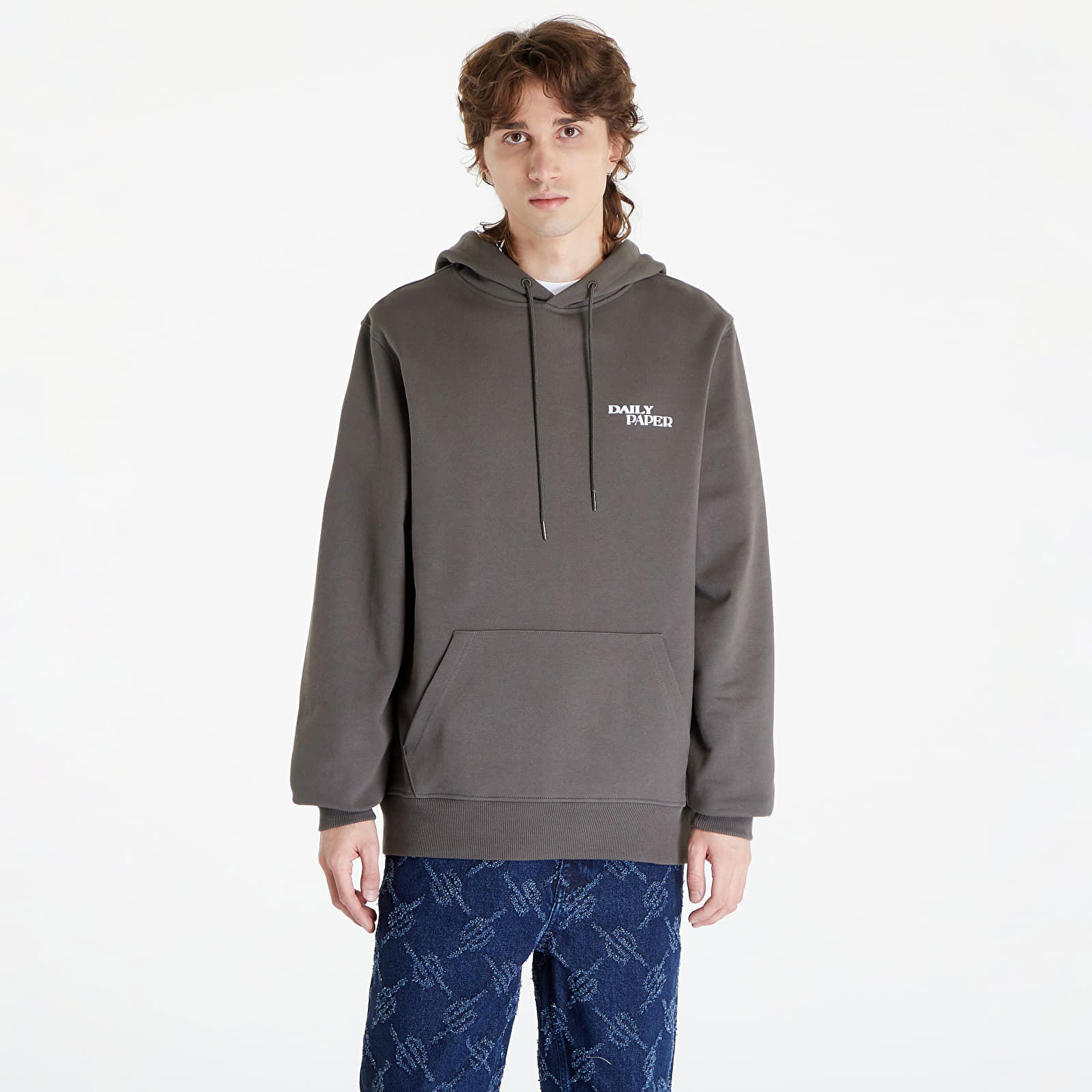 Daily paper grey on sale hoodie