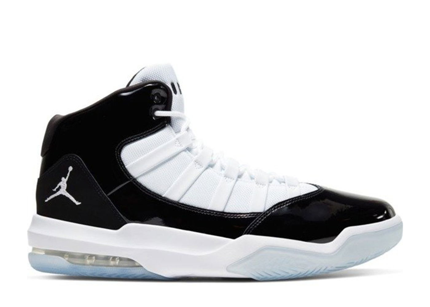 Jordan max aura store black white