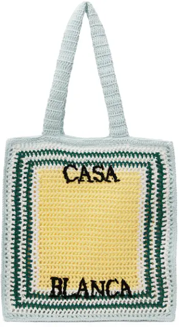 Casablanca Crochet Tote Bag APS24-BAG-081-01
