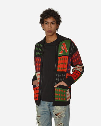 Awake NY Stadium Zip Sweater AWK-FW23-KN001  MULTI