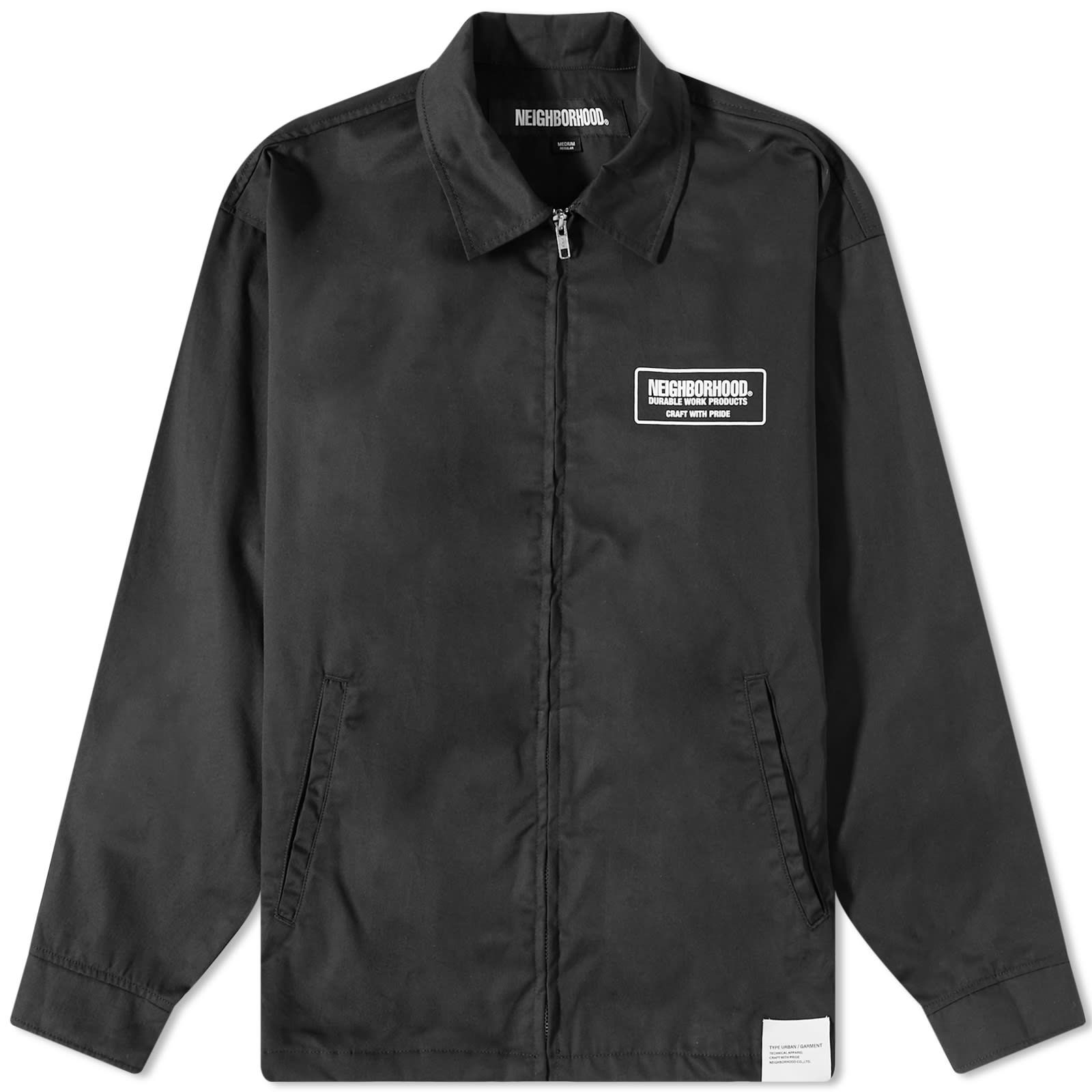 Jacket Neighborhood Zip Work Jacket 231TSNH-JKM02-BLK | FlexDog