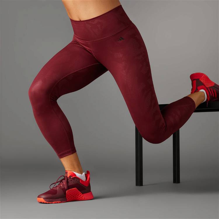 adidas Optime Luxe 7/8 Leggings - Purple | Women's Training | adidas US