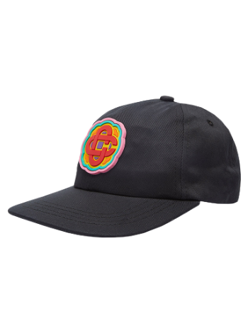 Casablanca Printed Denim Bucket Hat In Rainbow Monogram