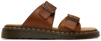 Dr. Martens Tan Josef Leather Buckle Slide Sandals 31573239