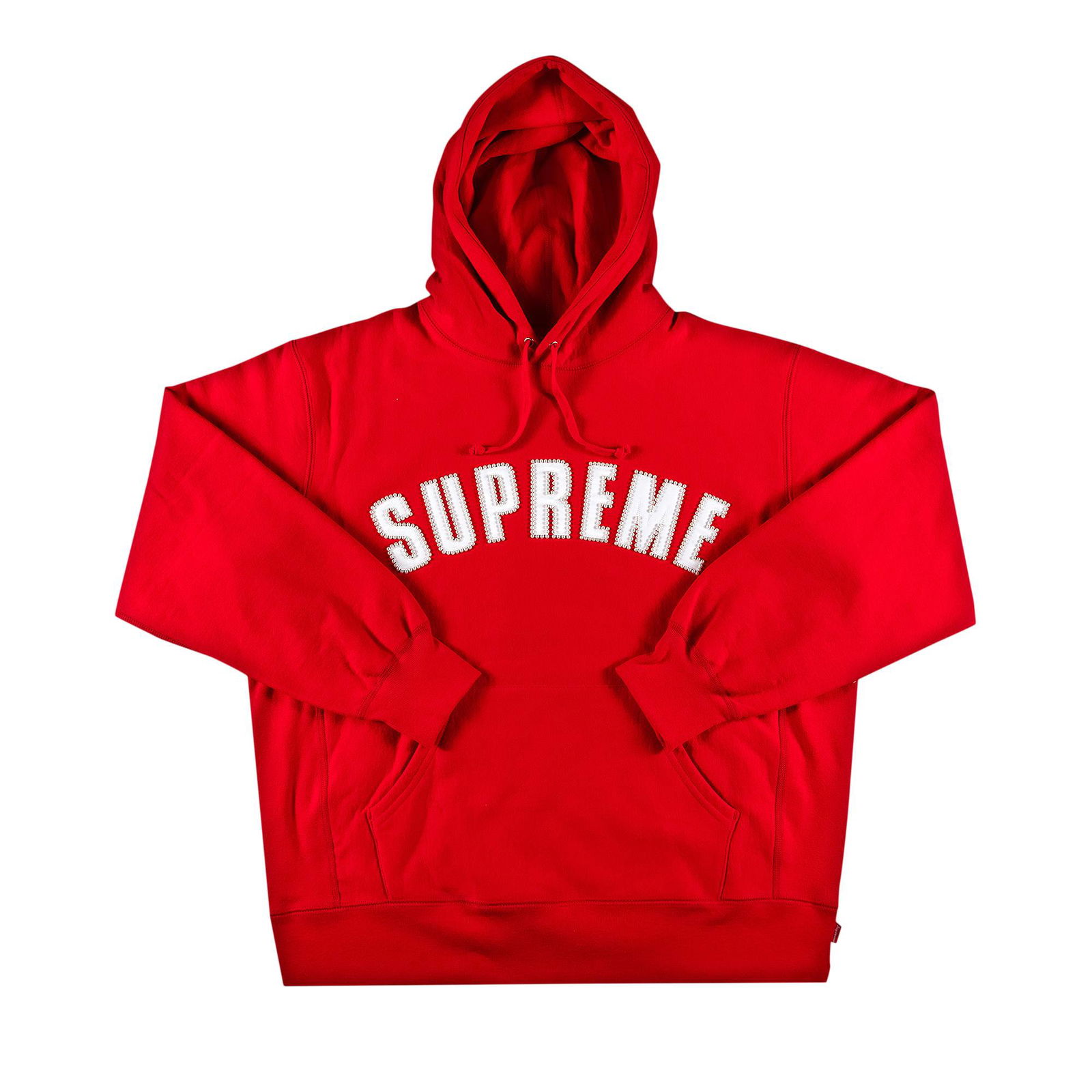 Sweatshirt Supreme Pearl Logo Hooded Sweatshirt FW21SW6 RED | FLEXDOG