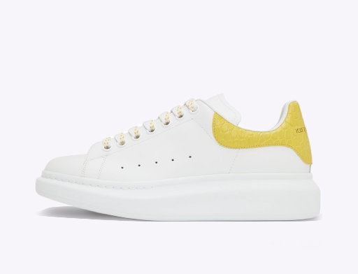 Alexander McQueen Oversized Sneaker 'Clear Sole - Black Pop Yellow