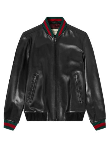 gucci leather jacket men