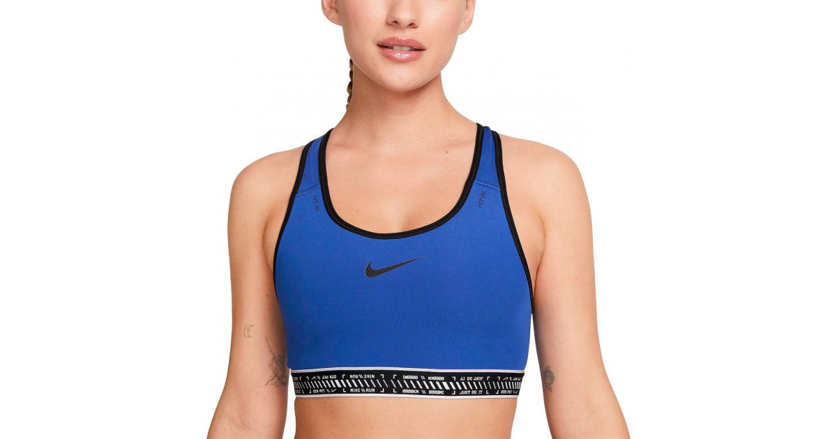 Swoosh On The Run Bra