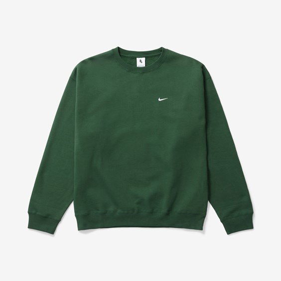 Dark green 2025 nike crew neck