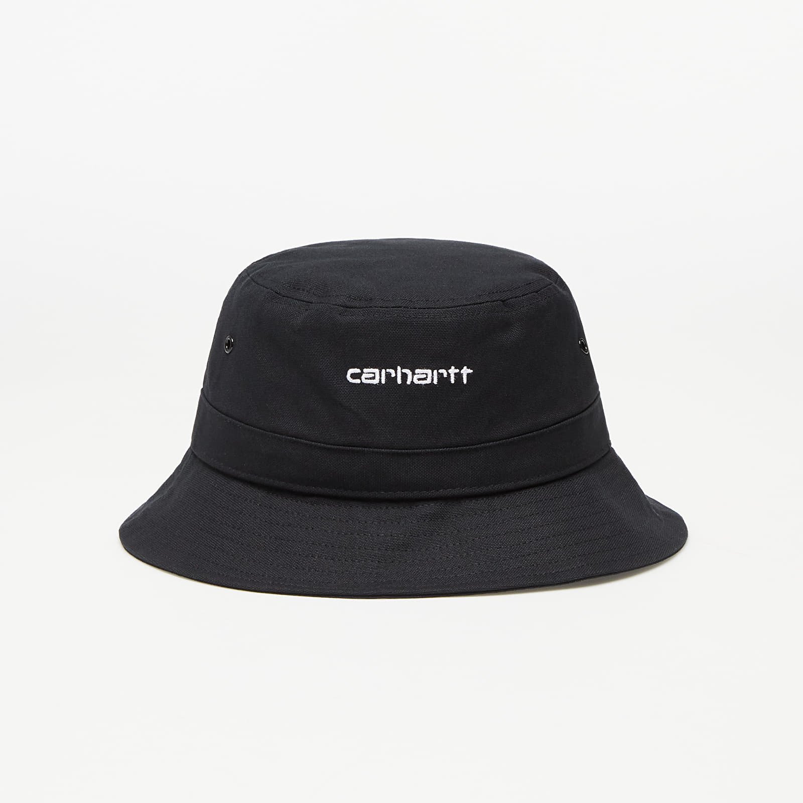 Order Carhartt WIP Script Bucket Hat white/black Hats & Caps from