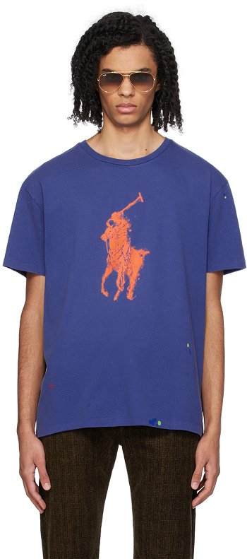 Polo by Ralph Lauren Blue Big Pony T-Shirt 710936387003