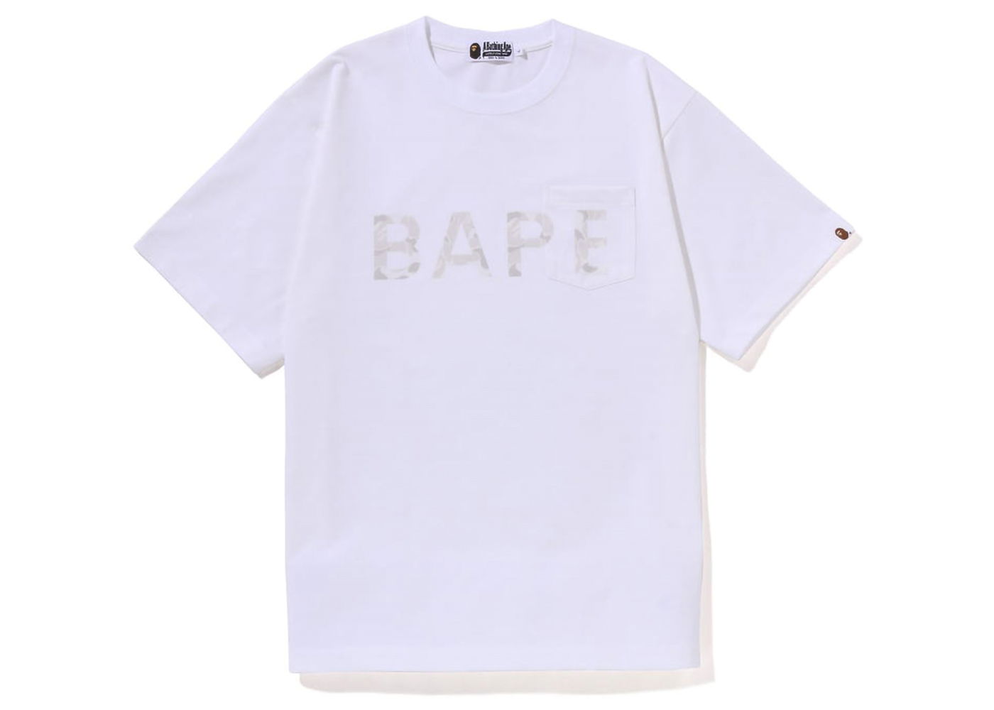 T-shirt BAPE Smooth Relaxed Fit Pocket Tee 1J20-109-007 | FLEXDOG