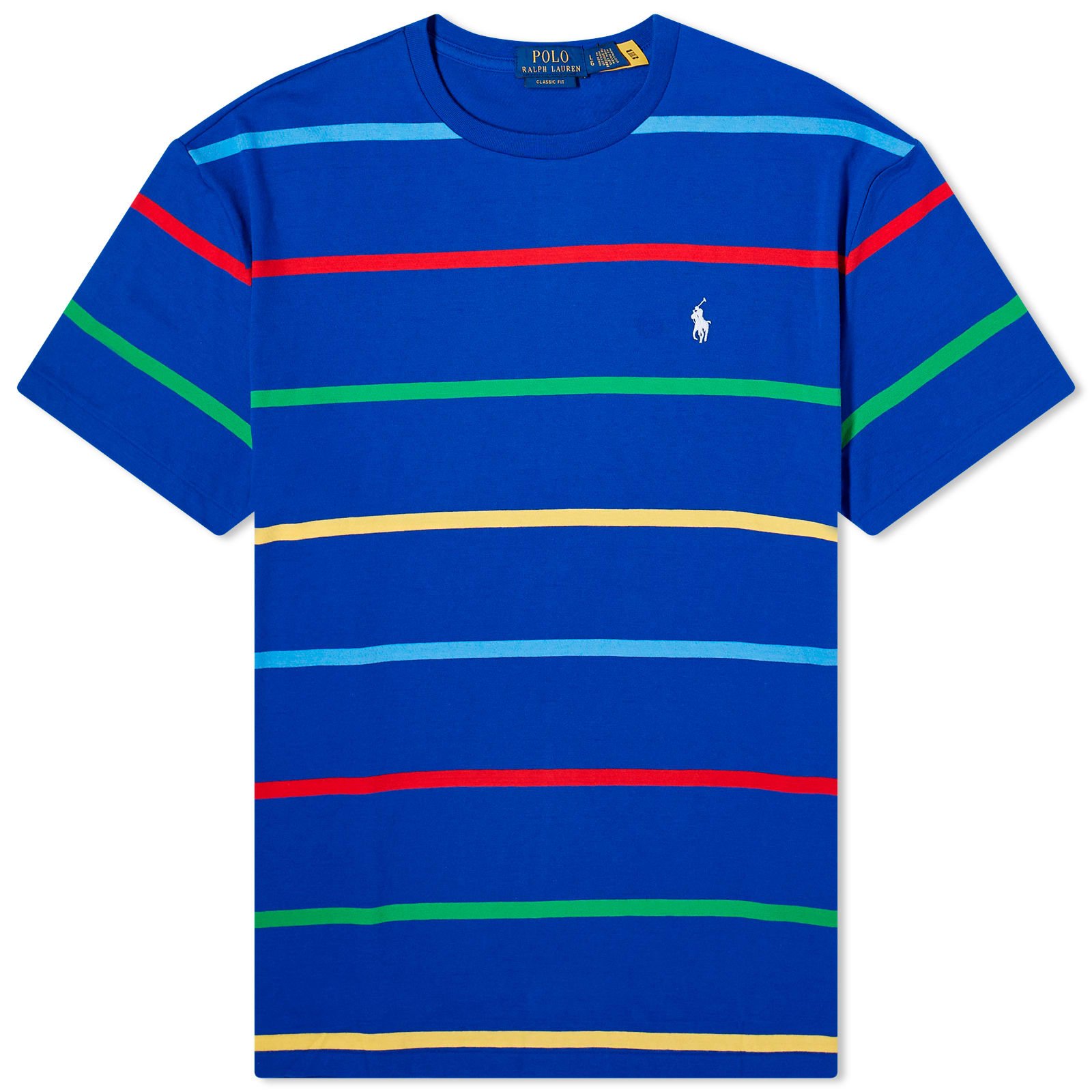 Polo shirt Polo by Ralph Lauren Stripe T-Shirt Sapphire Star Multi  710927064001 | FLEXDOG