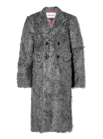 Andersson Bell Naomi Fluffy Textured Long Coat AWA490W