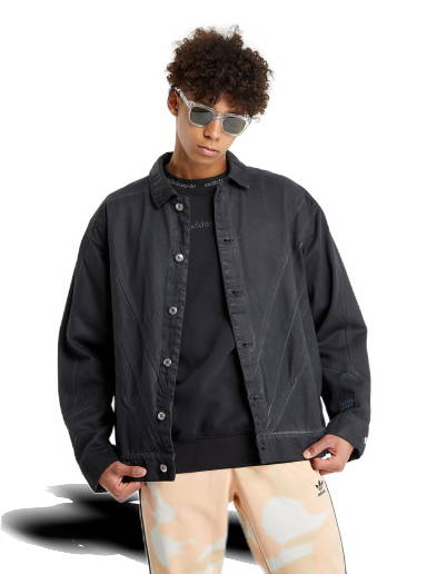 Jacket Stüssy Boxy Western Denim Shirt 1110265 washed black | FLEXDOG