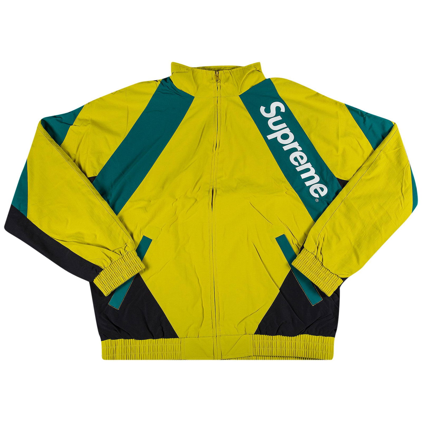 Supreme paneled track 2025 jacket light blue