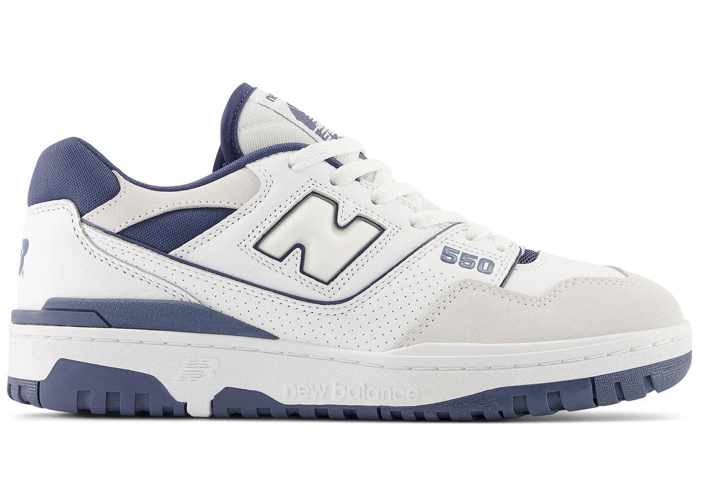 New Balance 550 White/Blue Sneakers - Farfetch