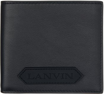 LANVIN Rubberized Logo Bifold Wallet LM-SLSWB3-TOPS-P24
