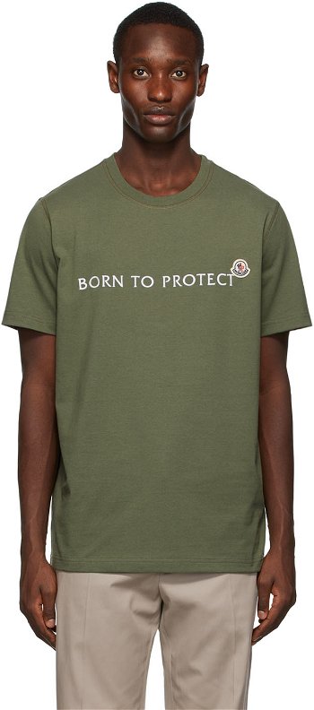Moncler 'Born To Protect' T-Shirt H10918C00031899M5