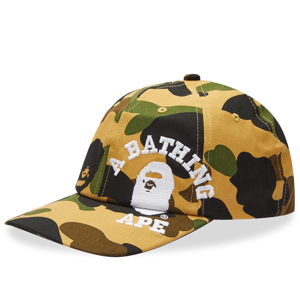 BAPE 1St Camo Bape STA New Era Panel Cap Yellow