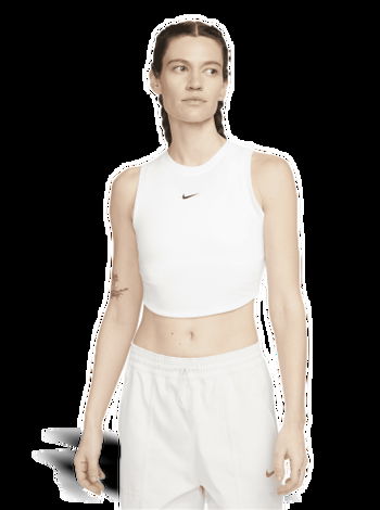 Nike Sportswear Essentials Women's Ribbed Tank Top Branco FB8279-100