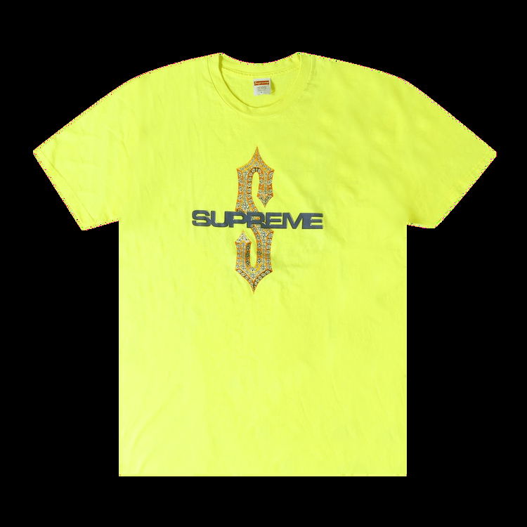 T-shirt Supreme Diamonds Tee SS18T32 BRIGHT YELLOW | FLEXDOG