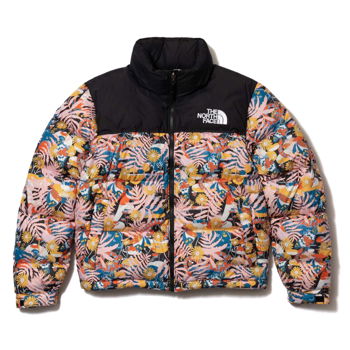 Allover Print Flower Fleece Jacket