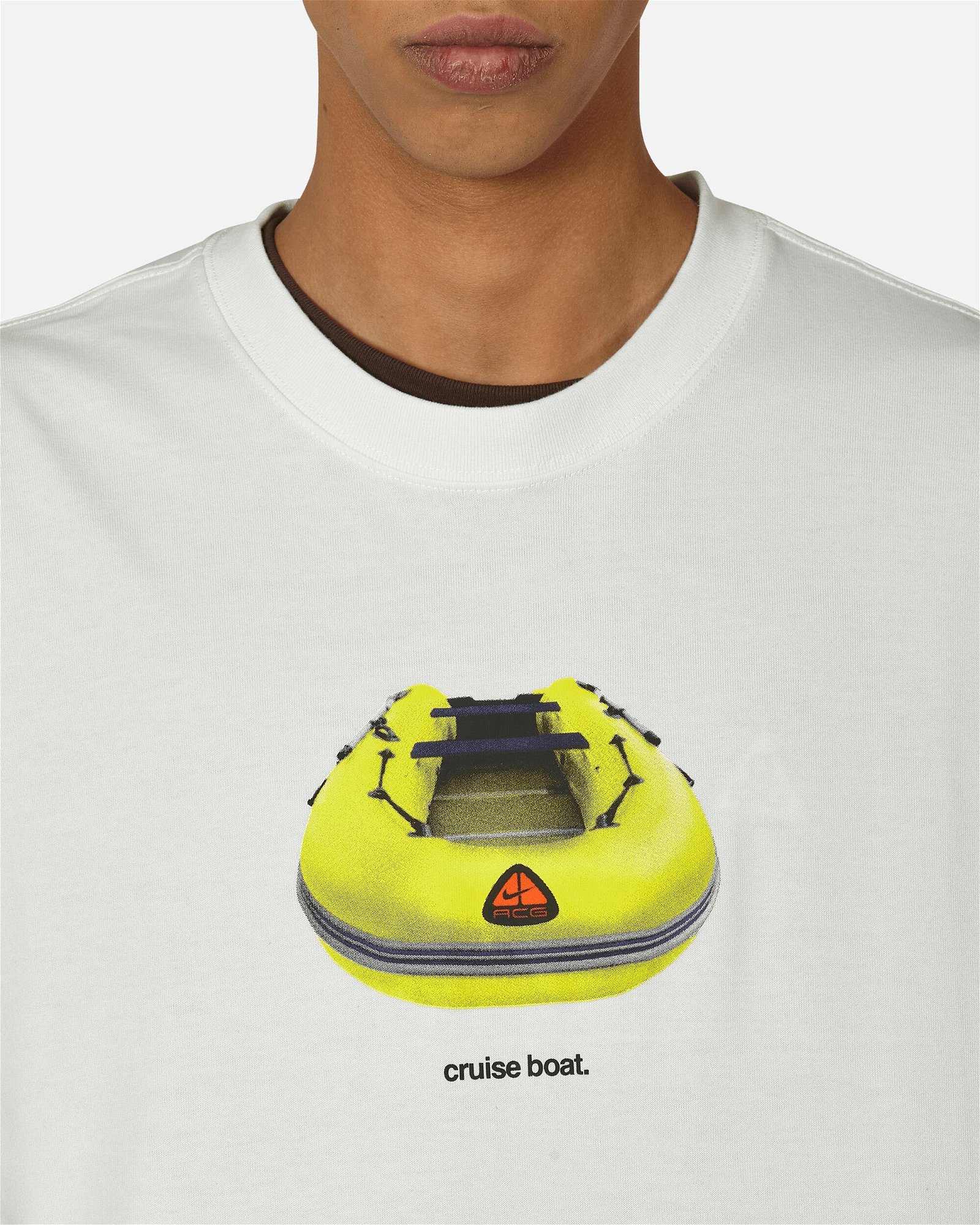 Nike 90s Vintage Nike ACG Fishing Boat Yellow T-Shirt