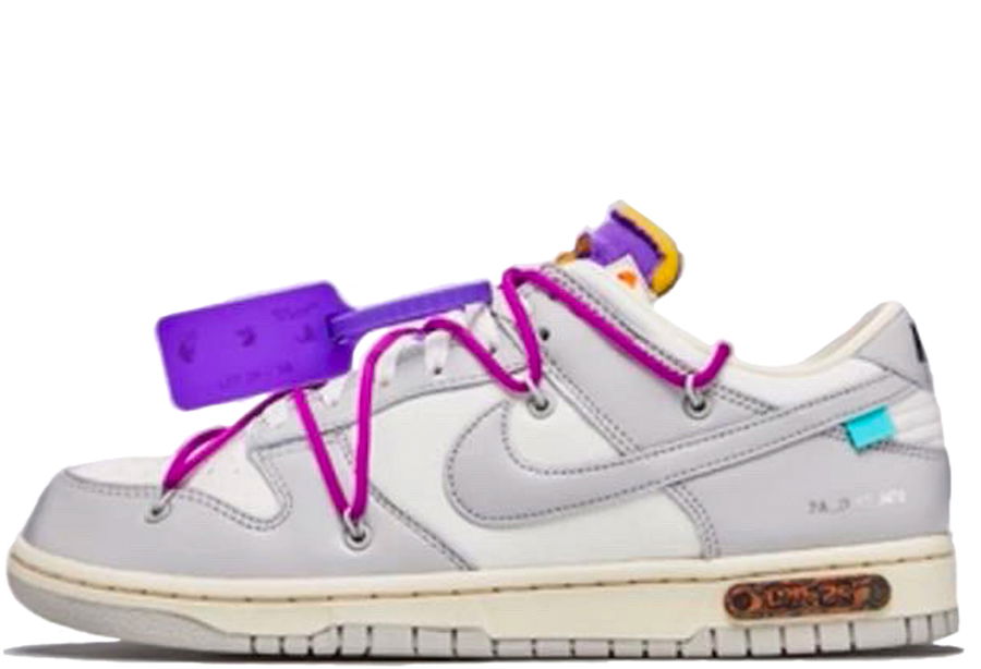 Nike Off-White x Dunk Low ''Lot 28 of 50'' DM1602-111 | FLEXDOG