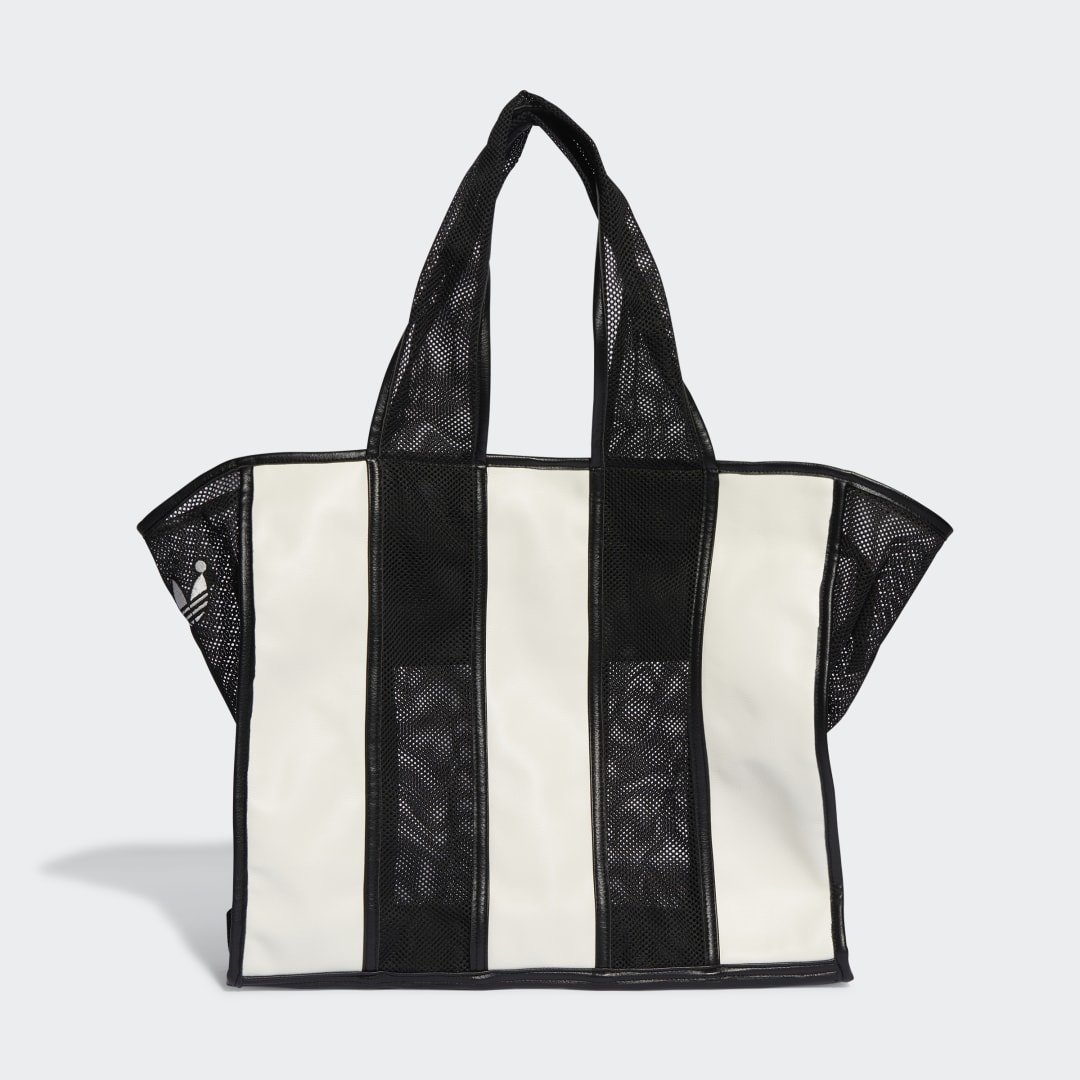 Versace Zebra Large Canvas Tote Bag in Blue