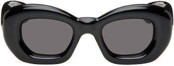 Loewe Black Inflated Butterfly Sunglasses LW40117I 192337148477