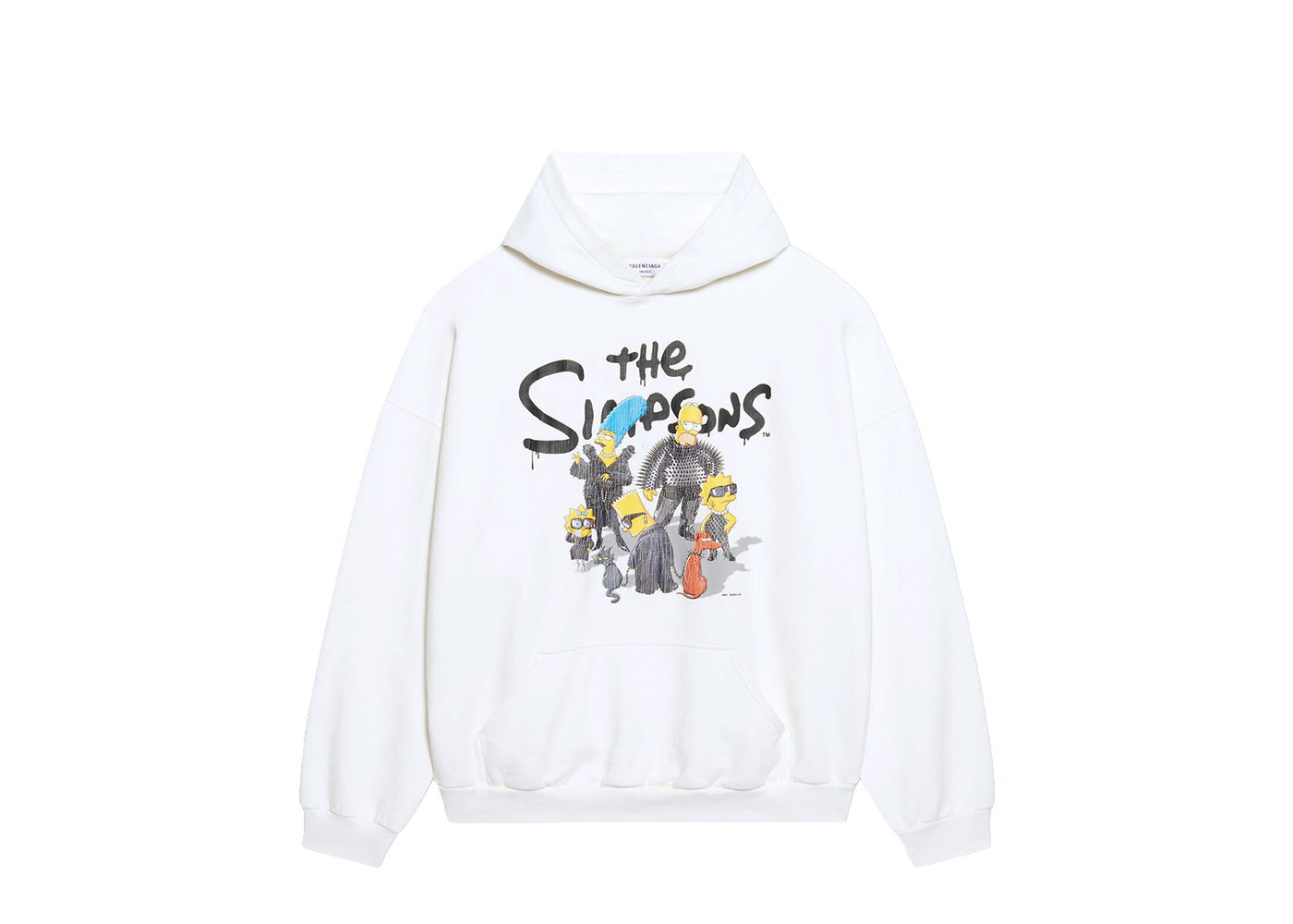 Sweatshirt Balenciaga The Simpsons x Wide Fit Hoodie