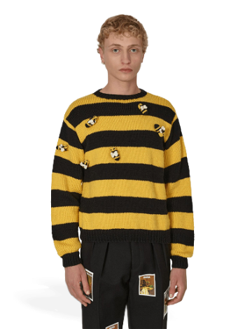 Sky High Farm Hand Knit Bee Knit Sweater SHF02N003 1