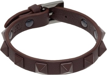 Valentino Garavani Rockstud Leather Bracelet 4Y2J0801BWA