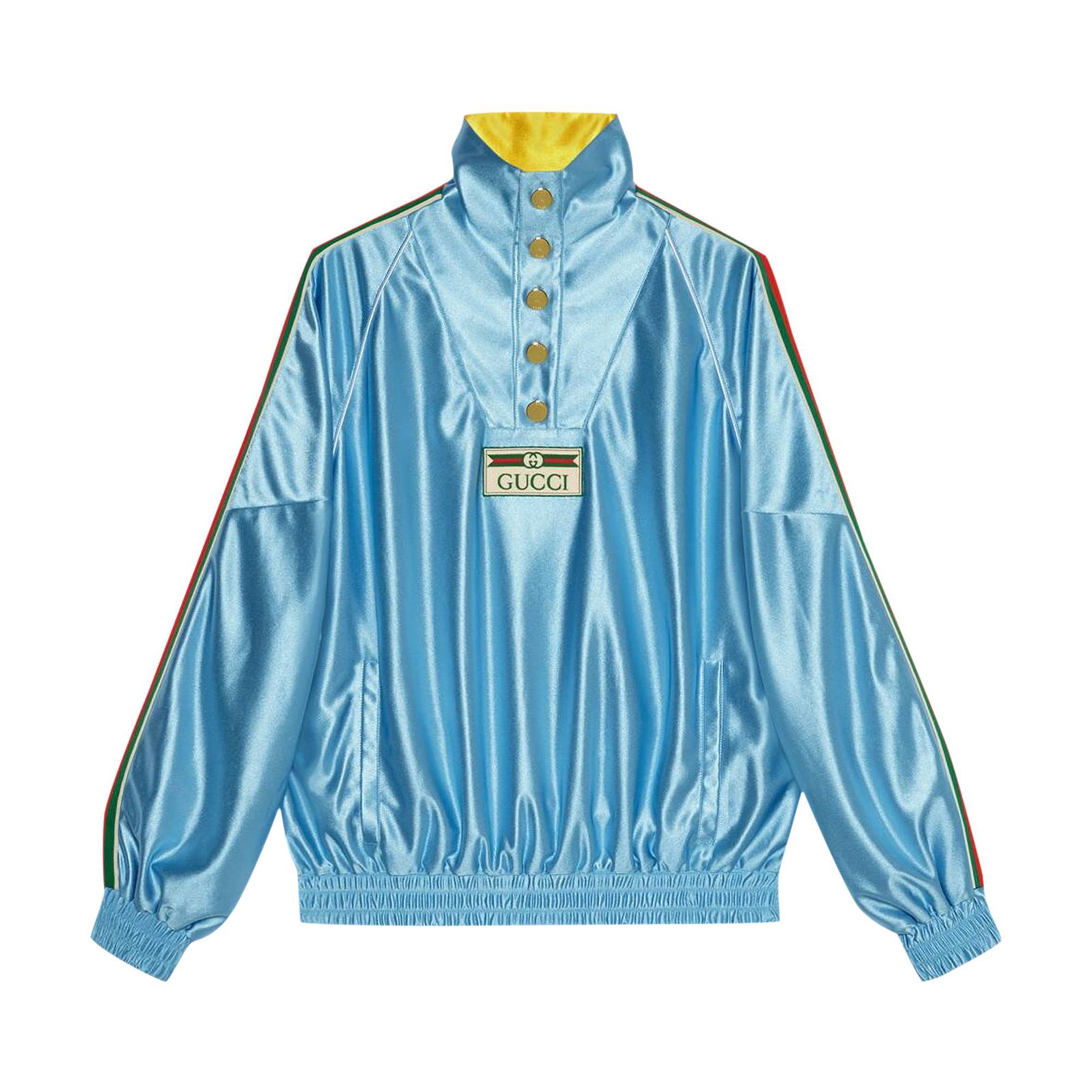 Jacket Shiny Jersey Sweatshirt Web 653372 XJDE6 4670 | FLEXDOG