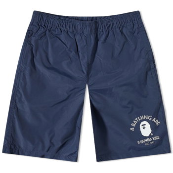 BAPE ABC Reversible Shorts Grey/Blue Men's - SS19 - US