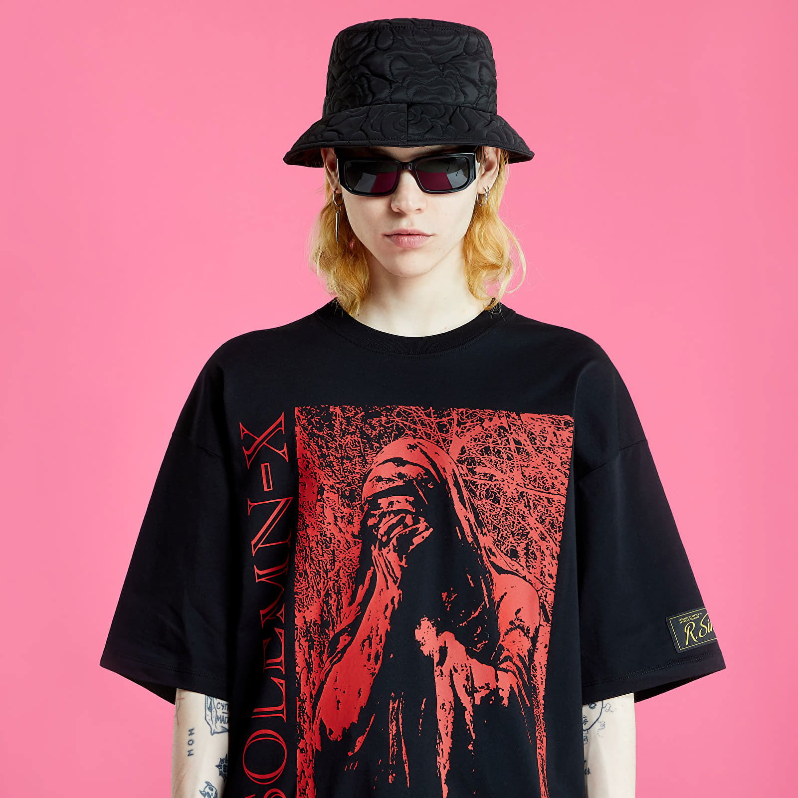 T-shirt RAF SIMONS Oversized Solemn X Tee 221-M130-19001-0099