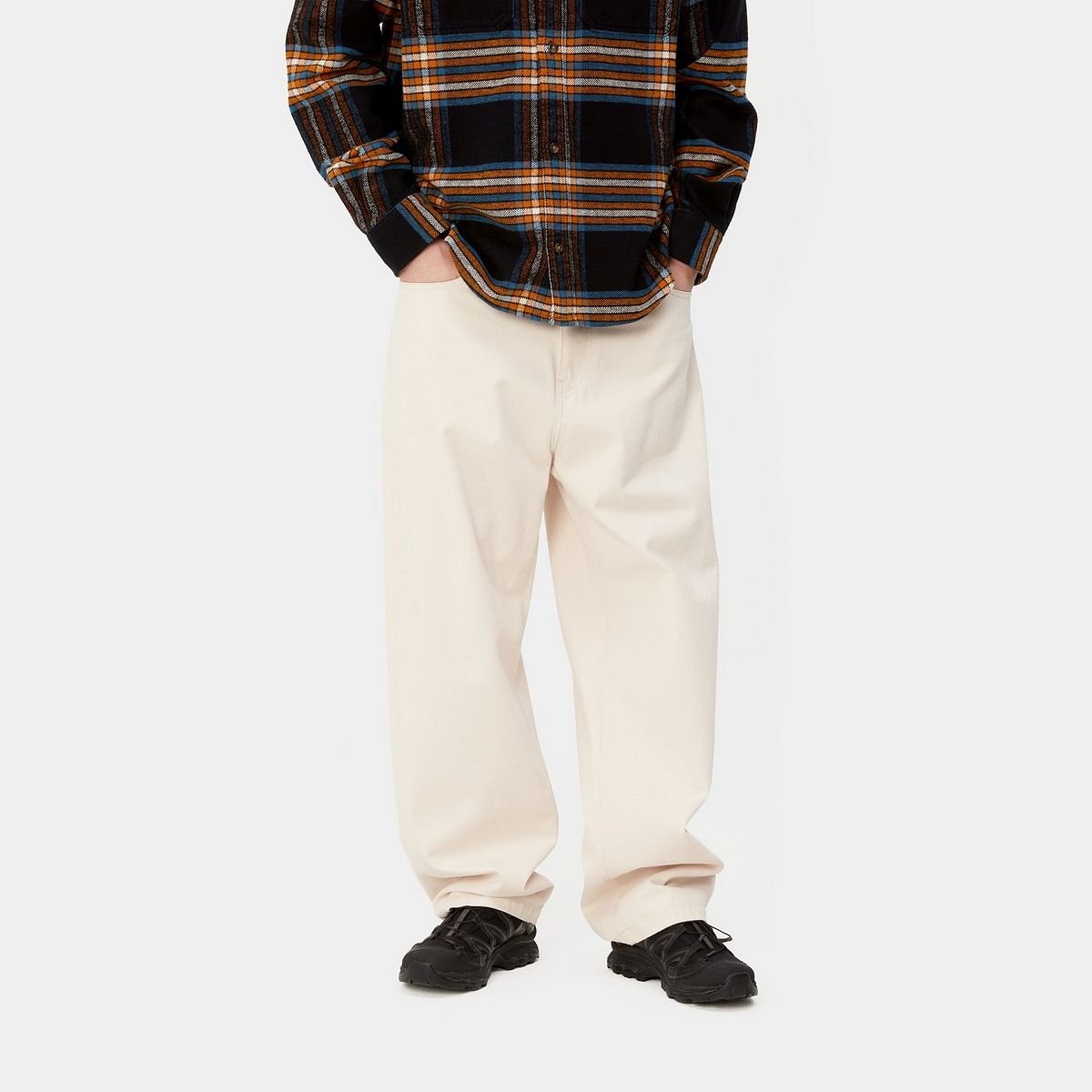 W' Derby Pant Carhartt WIP Chino- / Cloth pants in naturalrinsed for Women  – TITUS