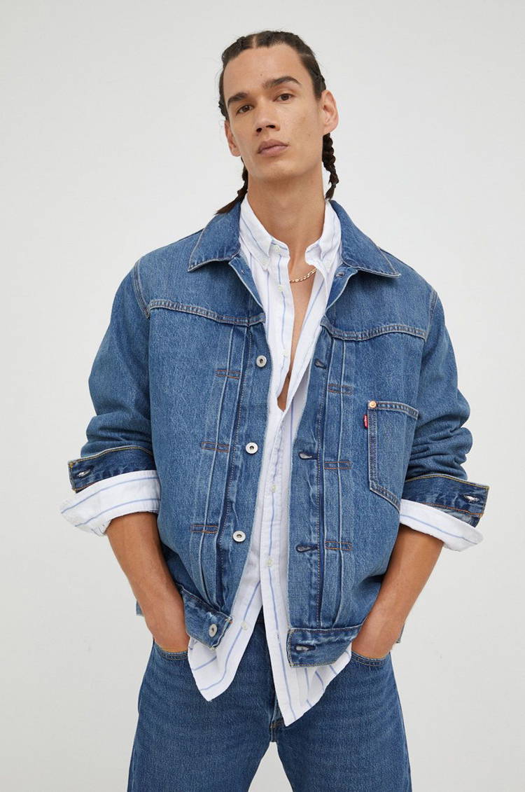 LEVI'S BEAMS SUPER WIDE TRUCKER 別注 Gジャン - Gジャン/デニム ...