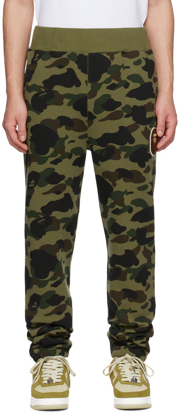 Sweatpants BAPE Graffiti Check One Point Relaxed Fit Pants 1I80