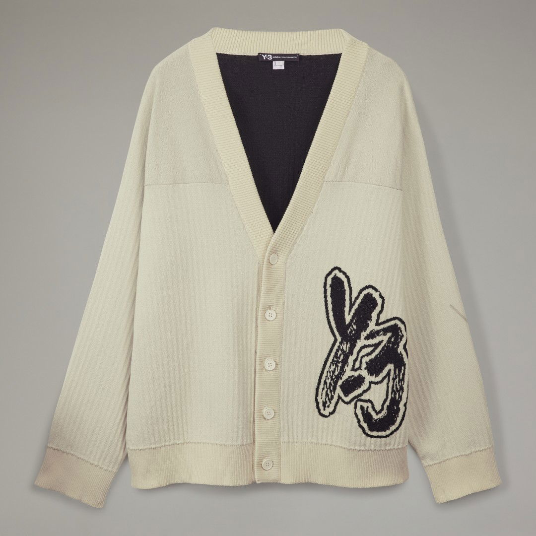 Sweater Y-3 Logo Knit Cardigan IA3110 | FLEXDOG