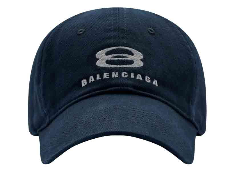 Balenciaga Women's Political Campaign Destroyed Cap - White - Hats