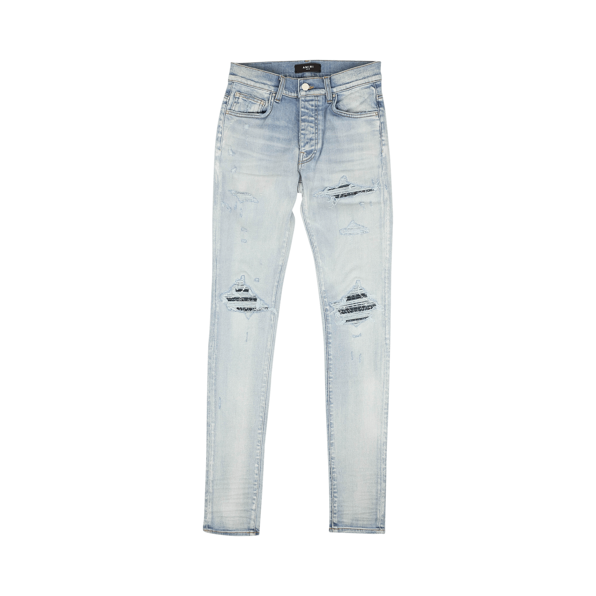 Jeans AMIRI Bandana MX1 Denim Skinny Jeans SS22MDS002 485 BLUE | FLEXDOG