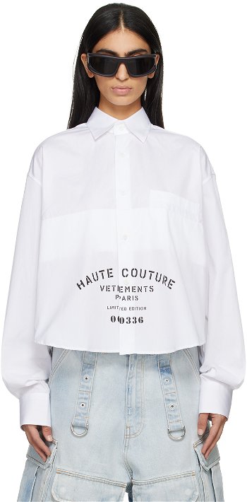 VETEMENTS 'Haute Couture' Shirt UE64SH130W