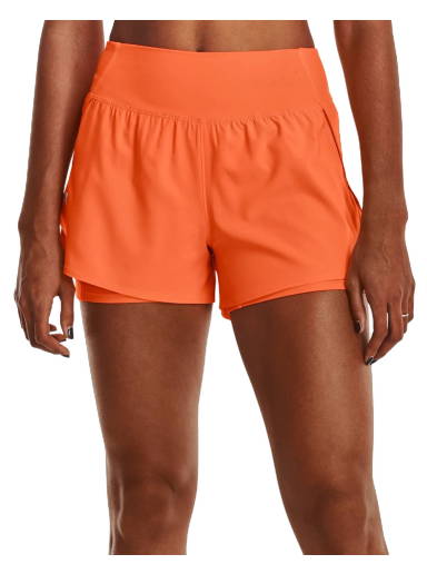 Short Under Armour Fly By Elite 3 Feminino - Verde+laranja