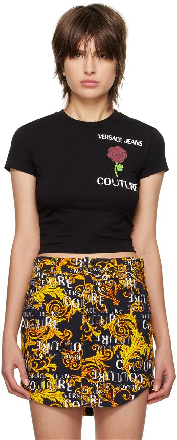 Versace Jeans Couture Roses T-Shirt E74HAHI01ECJ02I